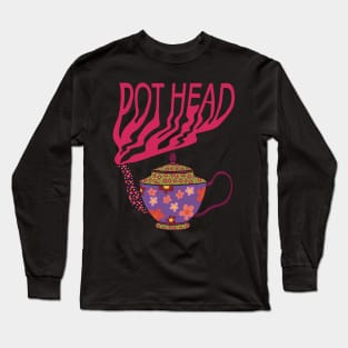 Pot head teapot Long Sleeve T-Shirt